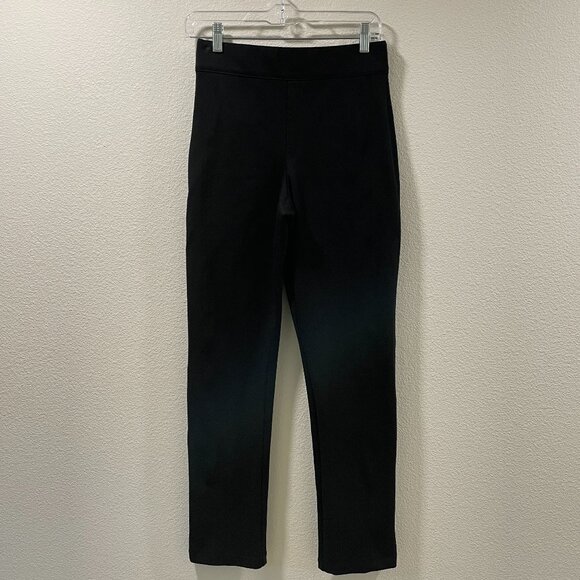 (NEW) SPANX Hi Waist Straight Leg Ponte Pants, Black - S - Picture 1 of 12